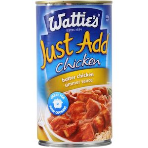 Watties Just Add Meal Base Butter Chick 525g