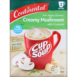 Continental Cup A Soup Creamy Mushroom with Croutons