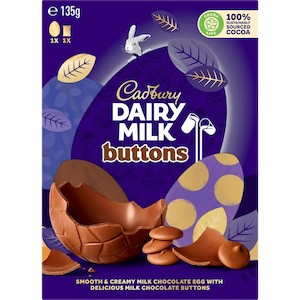 Cadbury Easter Egg & Chocolate Buttons 135g