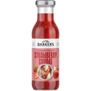 Barkers Strawberry Sundae Dessert Sauce 335g