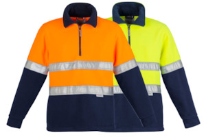 Clothing manufacturing: MENS HI VIS FLEECE JUMPER - HOOP TAPED   ZT461