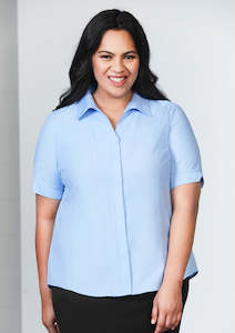 Clothing manufacturing: LADIES PRESTON SHORT SLEEVE SHIRT S312LS