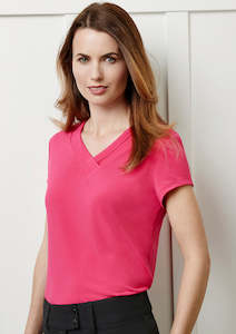 Clothing manufacturing: LADIES LANA SHORT SLEEVE TOP K819LS