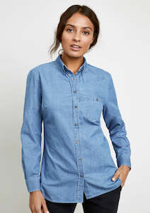 Clothing manufacturing: INDIE LADIES LONG SLEEVE SHIRT S017LL