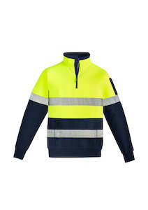 Clothing manufacturing: HI VIS 1/4 ZIP PULLOVER HOOP TAPED  ZT566