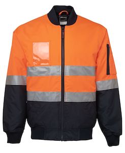 Clothing manufacturing: HI VIS (D+N) FLYING JACKET  6DNFJ