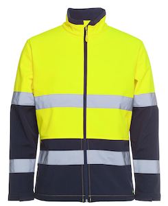 Hi Vis D+n Water Resistant Softshell Jacket  6dwj