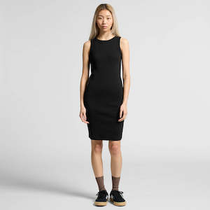 Clothing manufacturing: Wo's Organic Rib Dress 4066G