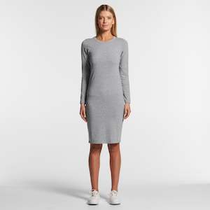 WO'S MIKA ORGANIC L/S DRESS - 4033