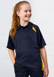 Clothing manufacturing: KIDS SPLICE POLO P7700B