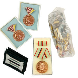 Assorted East German Metal Badges - Pack