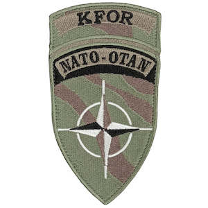 Clothing: KFOR NATO OTAN Patch