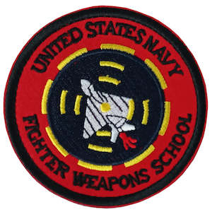 Clothing: US Navy Fighter Weapons School Embroidered Patch