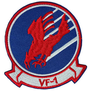 Clothing: US Navy Fighter Squadron VF-1 Embroidered Patch