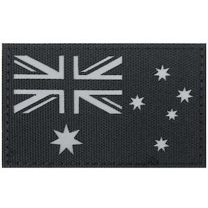 Clothing: Australia Flag Black IR Patch