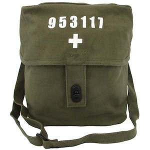 Clothing: Vintage Swiss Canvas Shoulder Bag