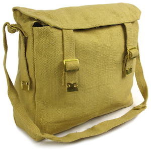 Clothing: Large Canvas Haversack - Khaki