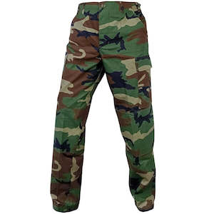 Clothing: Tru-Spec Woodland Ripstop BDU Trousers