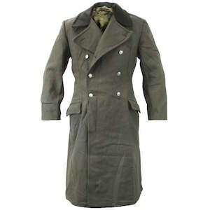 Clothing: East German Grey Wool Overcoat