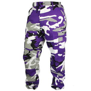 Clothing: Tactical Camo BDU Pants - Purple