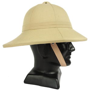 Clothing: British Wolseley Pith Hat - Khaki