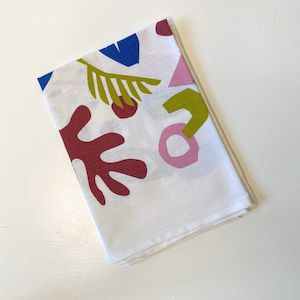 Spring Tea Towel (Linen & cotton blend) *** REDUCED TO CLEAR - 15% OFF! ***