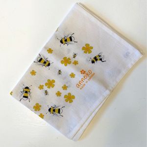 Bees Tea Towel (Linen & cotton blend) *** REDUCED TO CLEAR - 15% OFF! ***