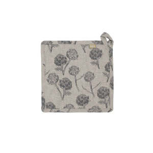 Raine & Humble Artichoke Pot Holder / Trivet - Charcoal