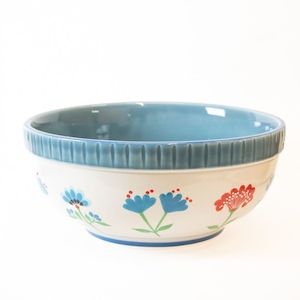 Ceramic Floral Mixing Bowl *** CLEARANCE - 20% OFF! ***