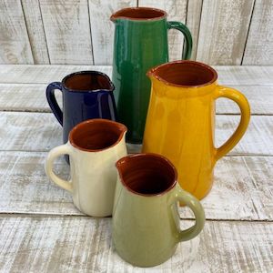 Spanish Terracotta Coloured Jugs *** REDUCED TO CLEAR - 15% OFF! ***