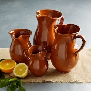 Regas Spanish Terracotta Classic Jugs (3 sizes) *** REDUCED TO CLEAR - 15% OFF! ***