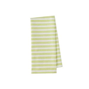 Internet only: RSVP Dobby Tea Towel - Green Stripe