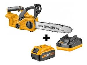 Floor covering: CGSLI20128 Cordless electric chain saw include battery and charger