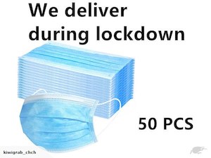 50pc blue Face Mask