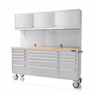 72 Inch 18 Drawers Stainless Steel Tool Chest