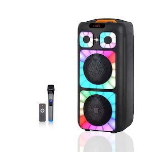 Bluetooth party speaker with microphone 2 x 6.5″ bass Partybox 066