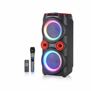 Bluetooth party speaker with microphone 2 x 10″ bass Partybox X910