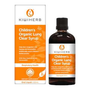 Health supplement: Children’s Organic Lung Clear Syrup