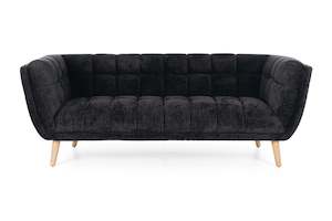 Towelie 3 seater sofa - Black