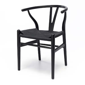 Wishbone Dining Chair - Black