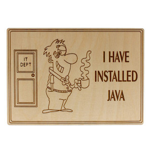 I Have Installed Java Kiwi Laser