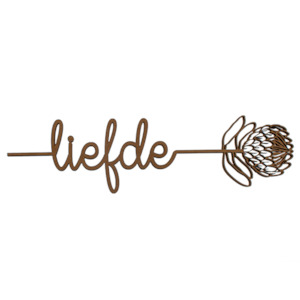 Laser engraving: Protea Liefde Kiwi Laser