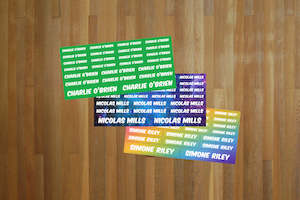 Hobby equipment and supply: Kid's Names Sticker Sheet