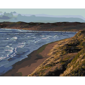 Artist supply: Raglan Beach