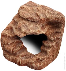 Pet: Reptile One Ornament Corner Rock Cave Medium