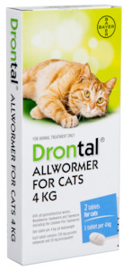 Drontal Cat Tablet 4KG 2 Pack