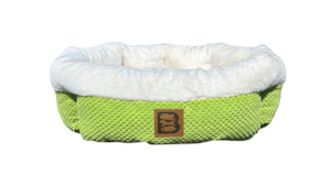 Brooklands Cozy Round Bed Cyber Lime 53cm