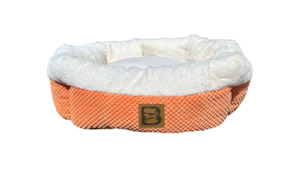 Pet: Brooklands Cozy Round Bed Apricot 53cm