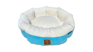 Brooklands Cozy Round Bed Azure Blue 53cm