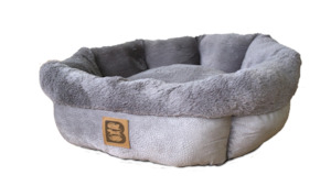 Brooklands Cozy Round Bed Grey 53cm